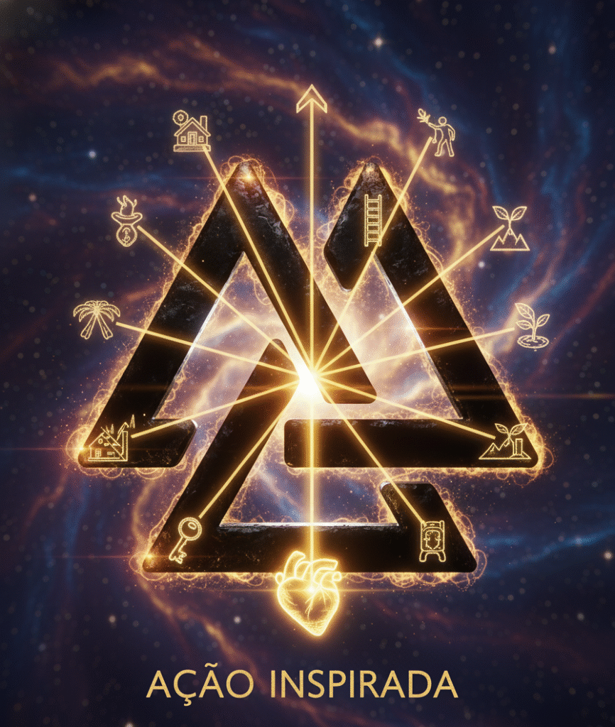 O Triângulo da Ação Inspirada (A Materialização)